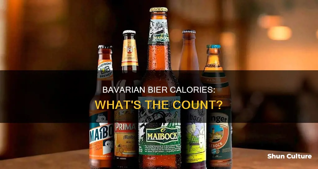 how many calories in a bavarian bier