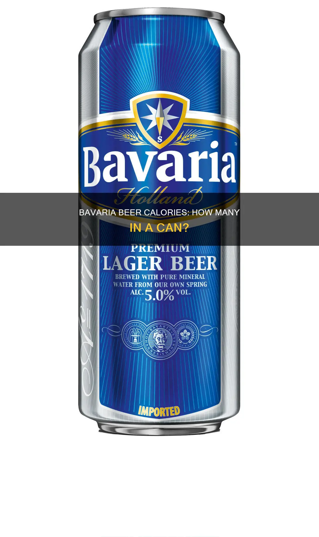 how many calories in a can of bavaria