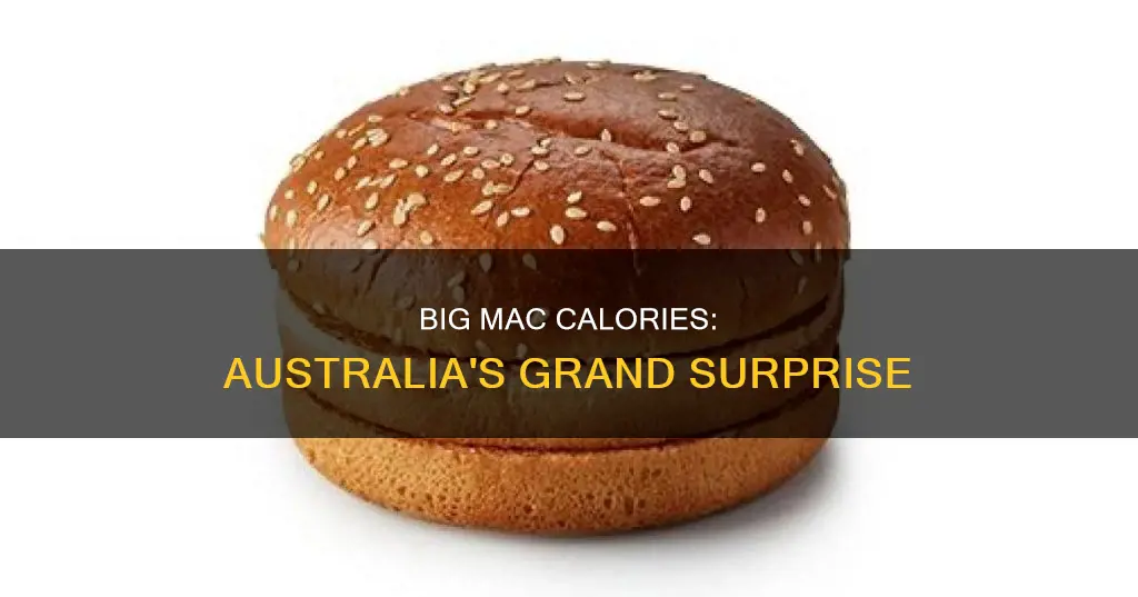 how many calories in a grand big mac australia