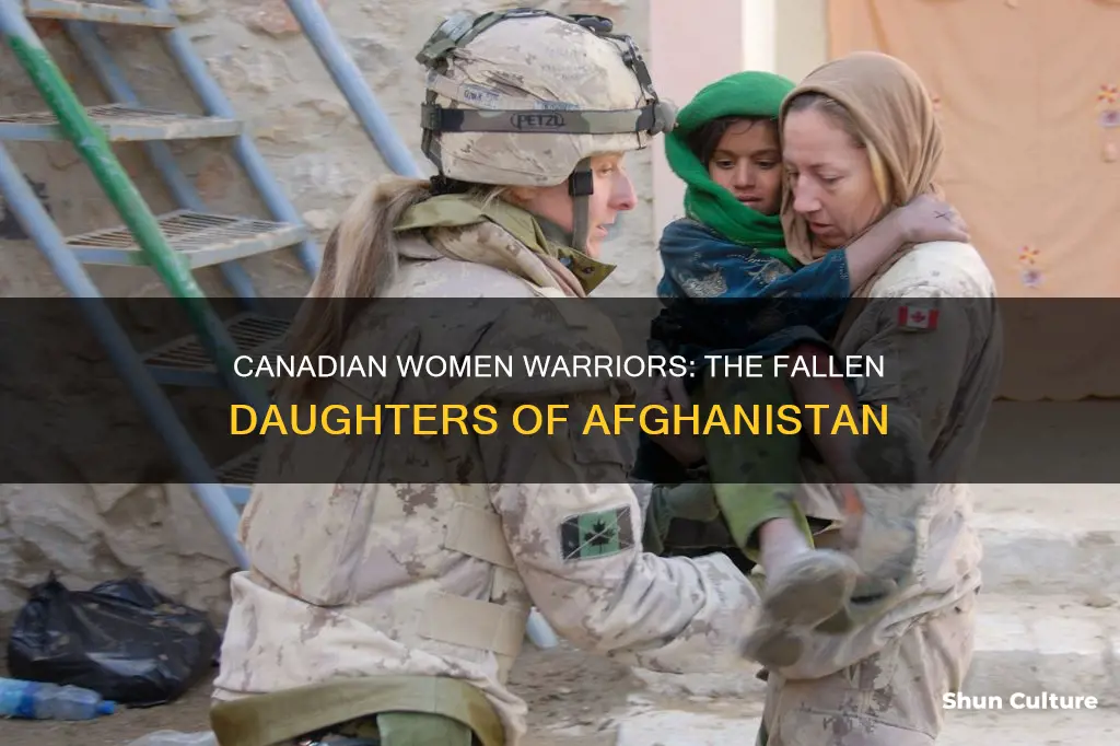 how many canadian female soldiers died in afghanistan