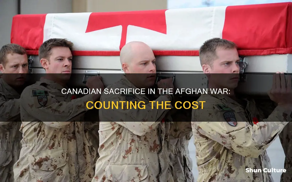 how many canadian soldiers died in afghanistan war