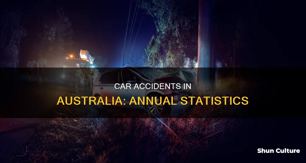 how many car accidents are there in australia each year