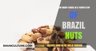 Carb Count in a Fourth Cup of Brazil Nuts Revealed