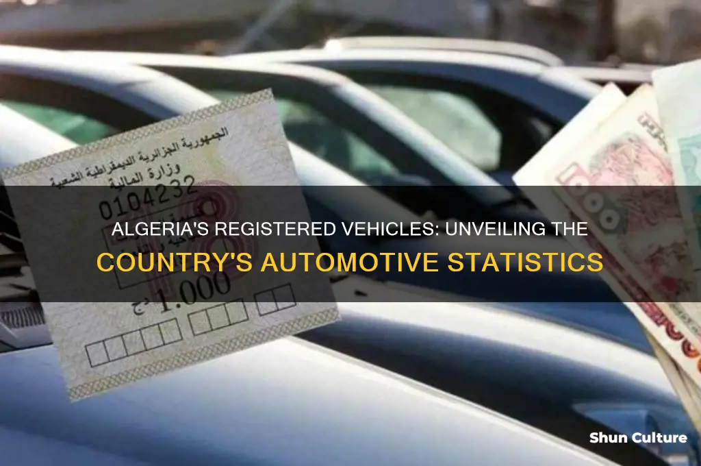 how many cars are registered in algeria