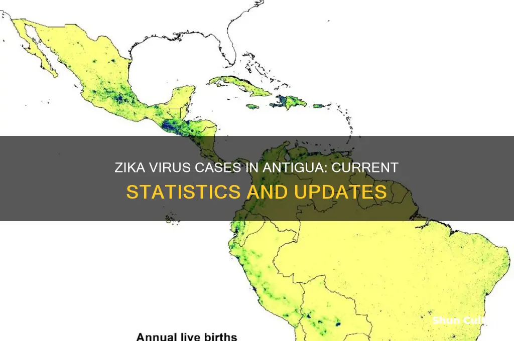 how many cases of zika in antigua