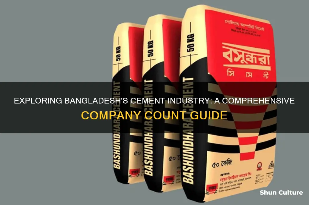 how many cement company in bangladesh