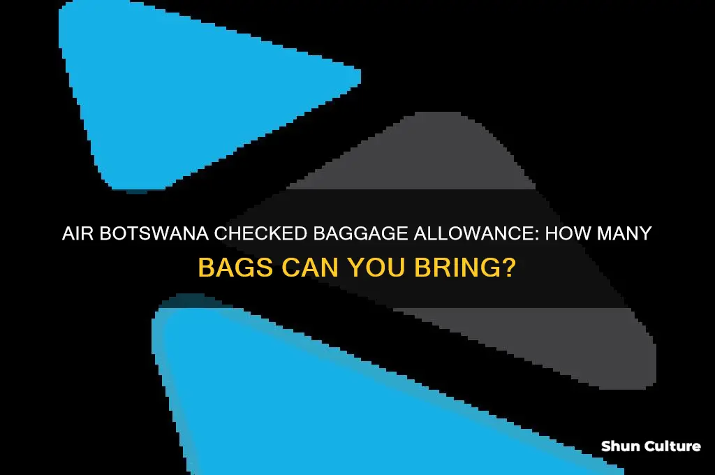how many checked bags air botswana