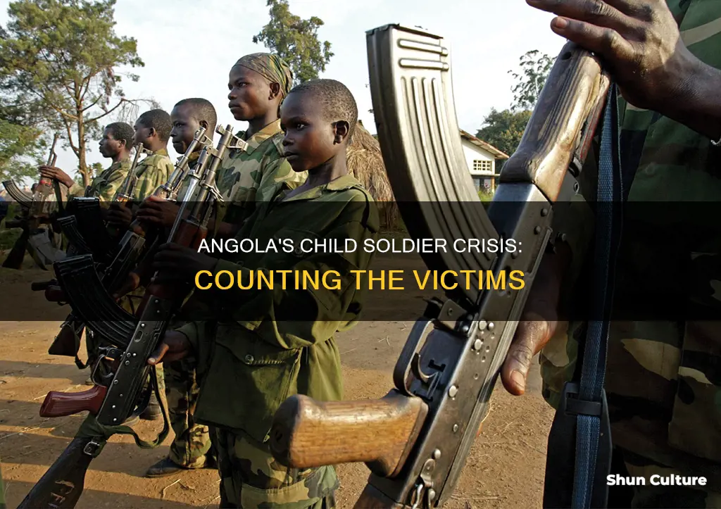 how many child soldeirs are ther ein angola