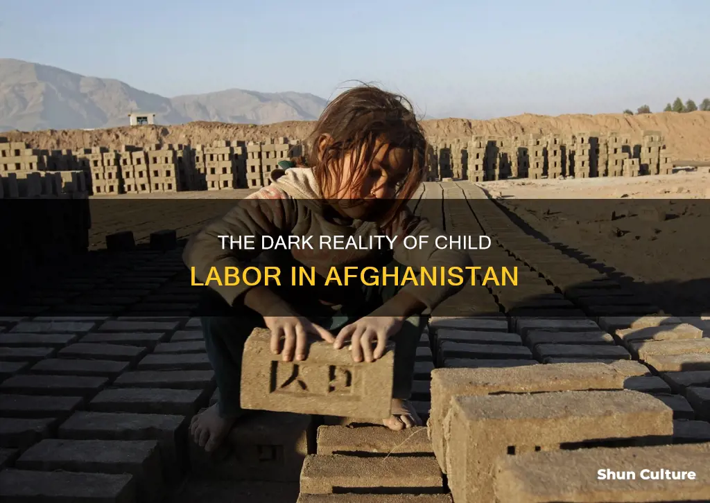 how many children are in child labor in afghanistan