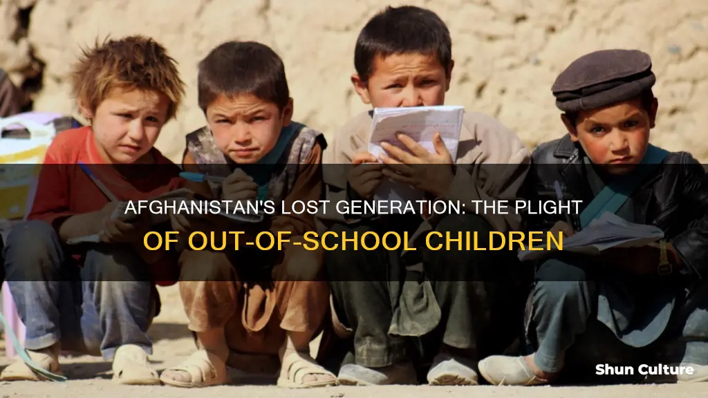 how many children are out of school in afghanistan