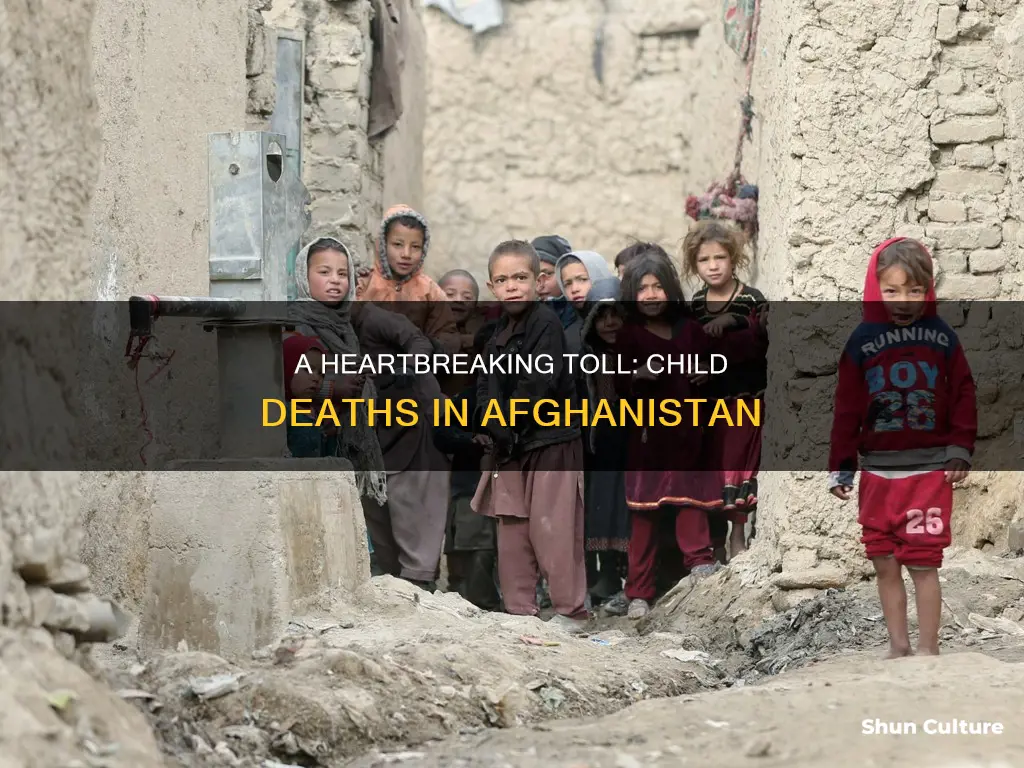 how many children die in afghanistan