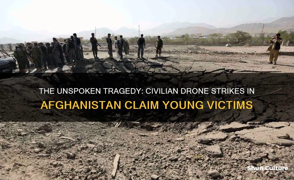 how many children died in afghanistan drone strikes last year