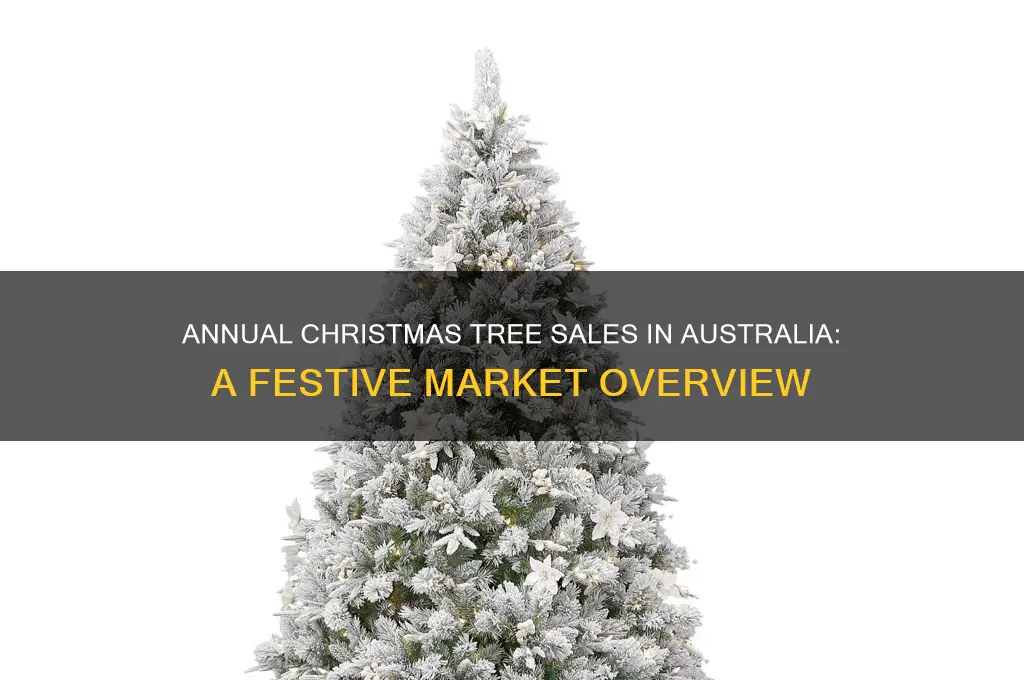 how many christmas trees are sold each year in australia