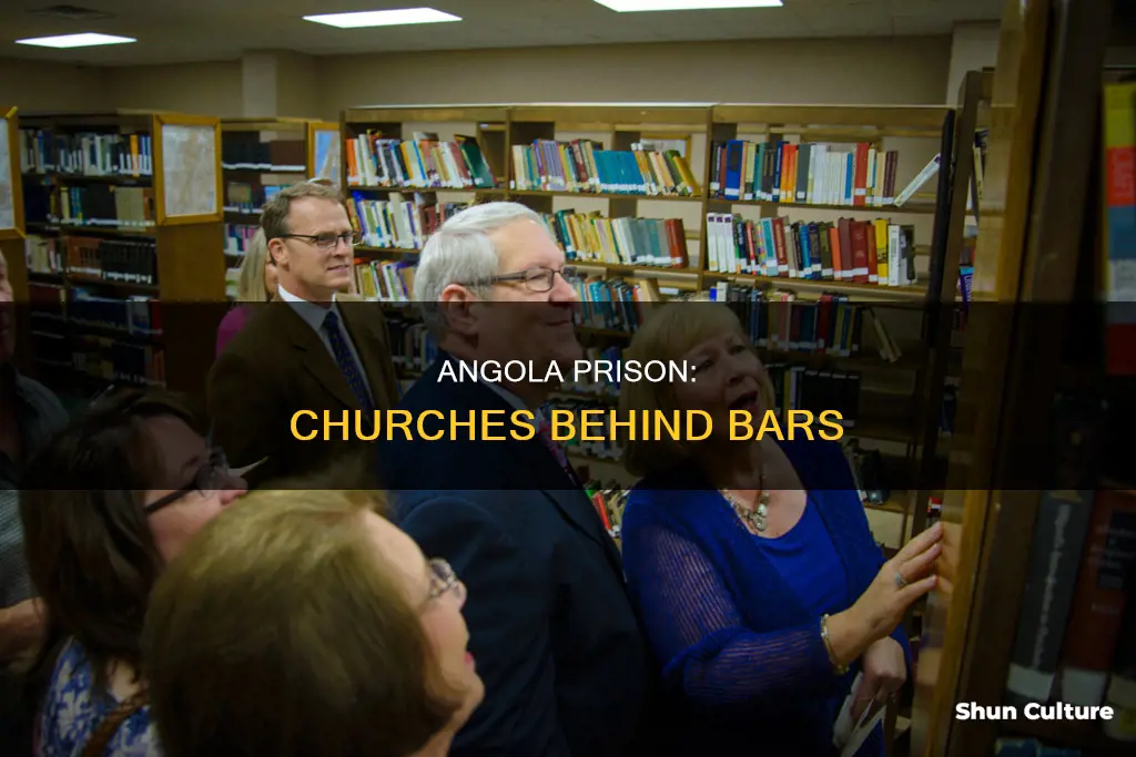 how many churches in angola prison