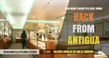 Duty-Free Limits: Cigarettes Allowed When Returning from Antigua