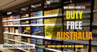 Duty-Free Cigarettes: Australia's Limit and Rules