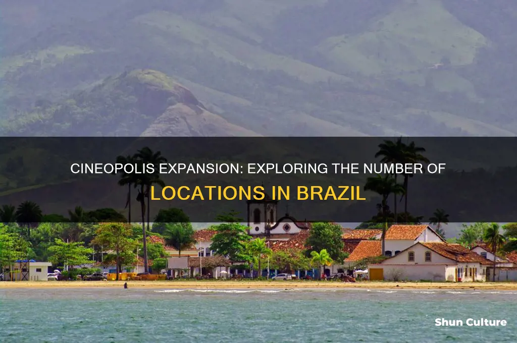 how many cineopolis locations in brazil