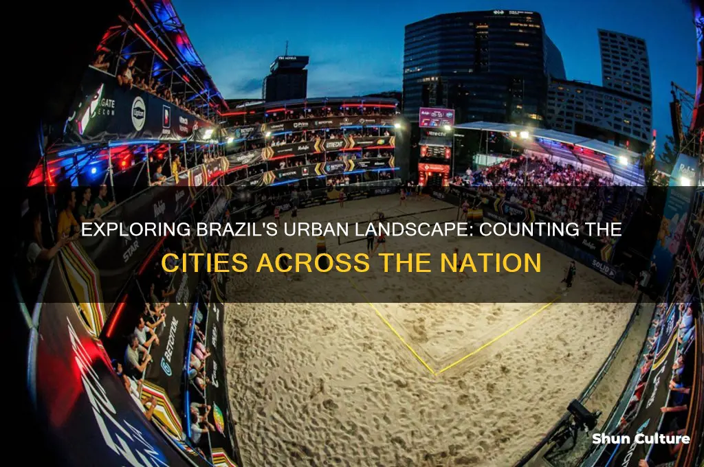 how many cities are in brazil