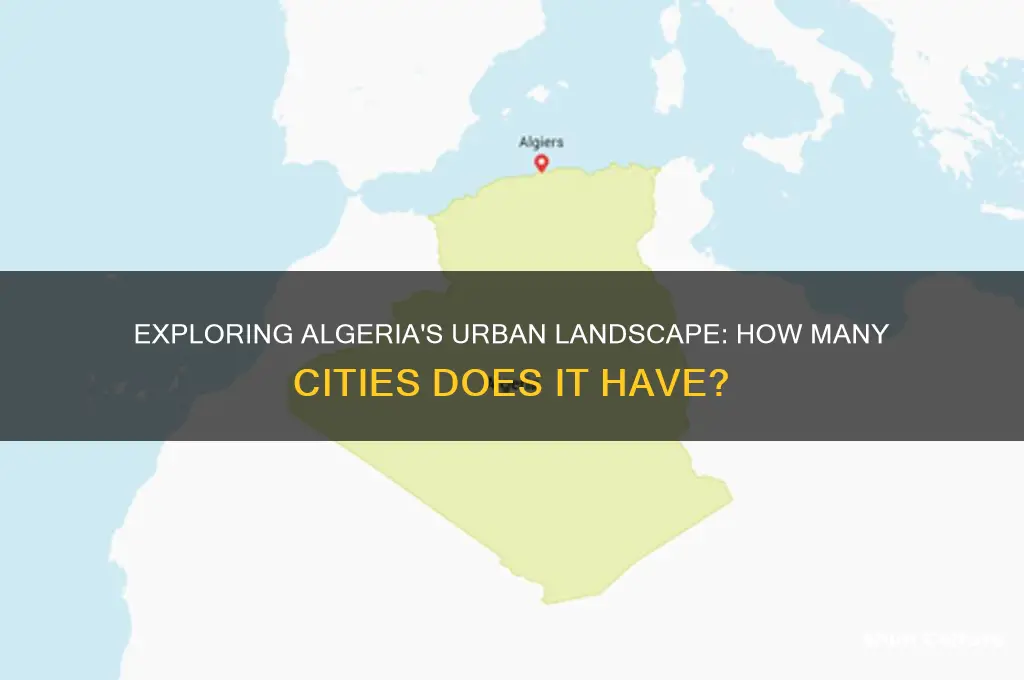 how many cities does algeria ahave