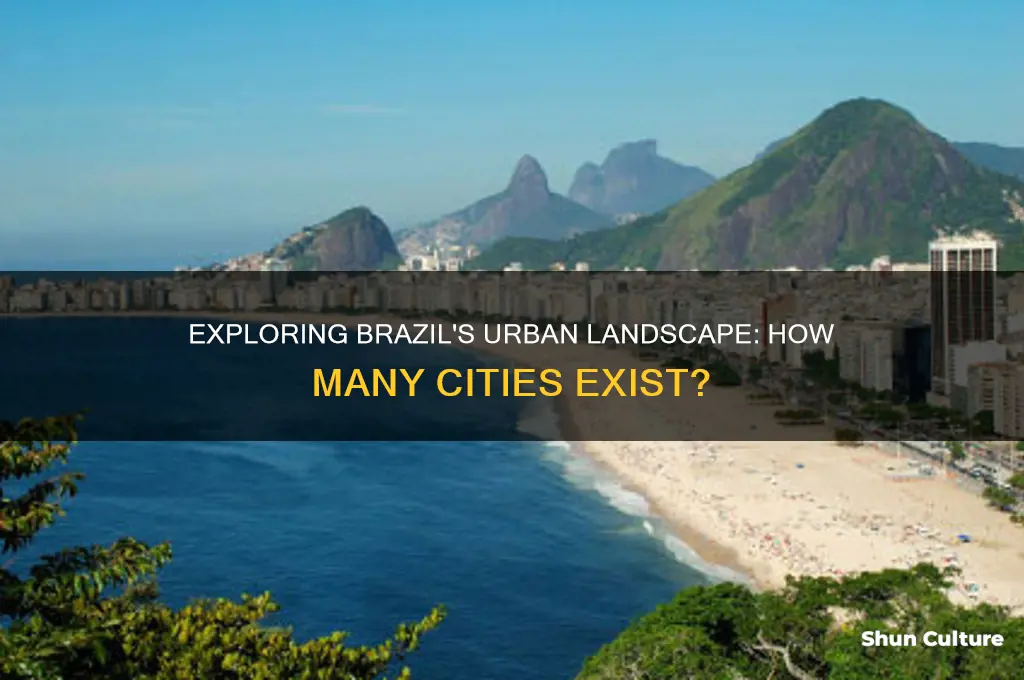 how many cities exists in brazil