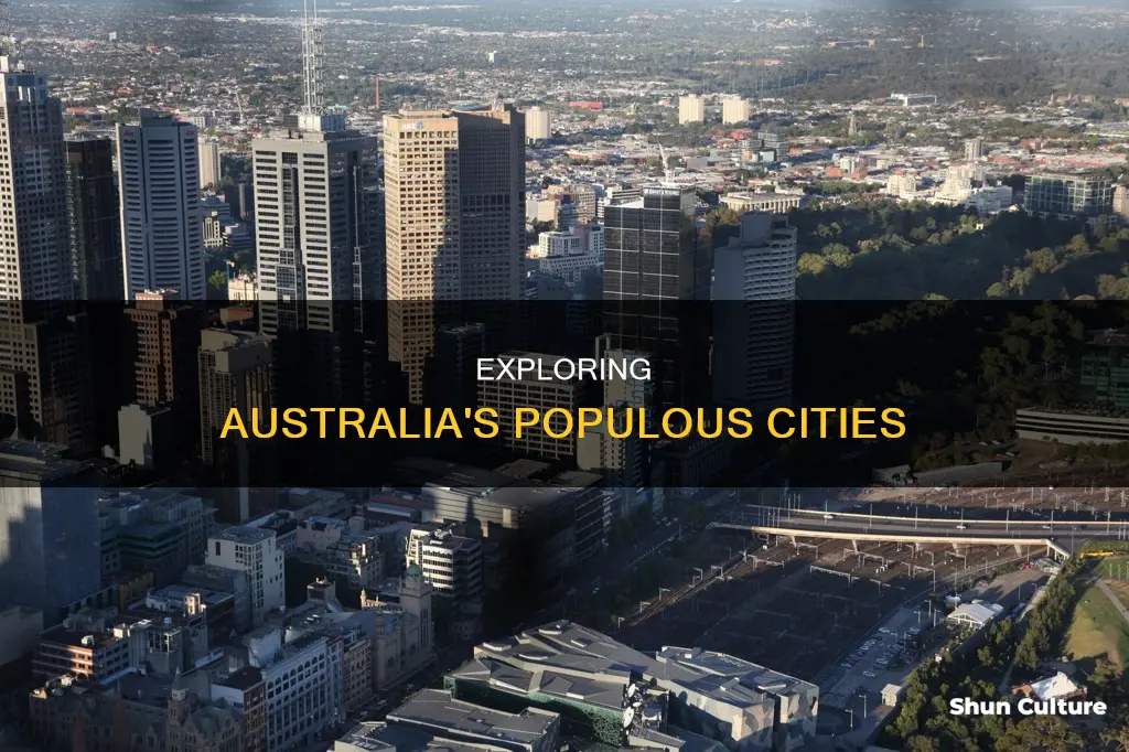 how many cities in australia population
