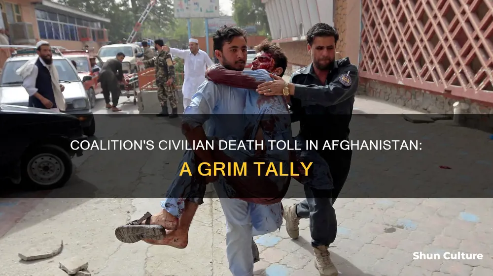 how many civilians have been killed by coalition in afghanistan