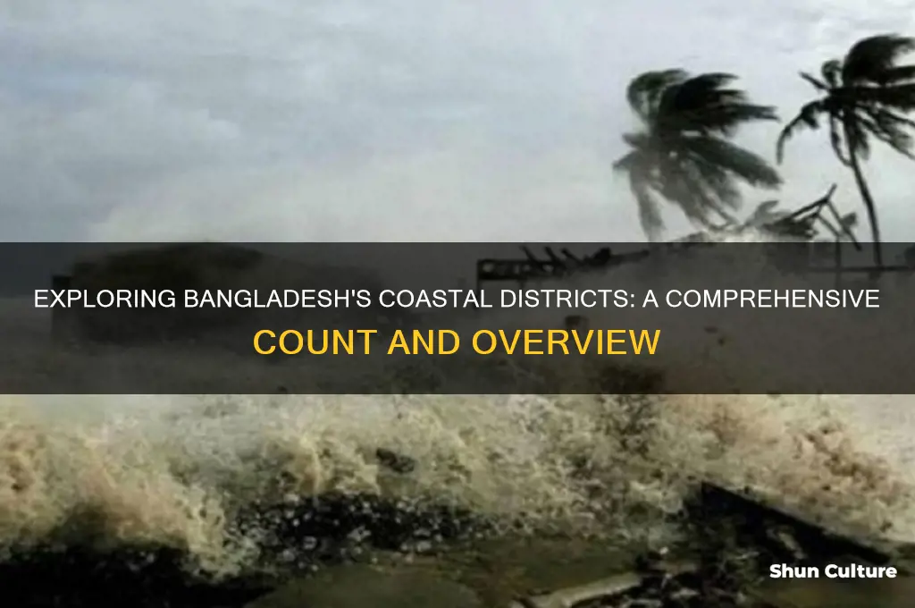 how many coastal districts in bangladesh
