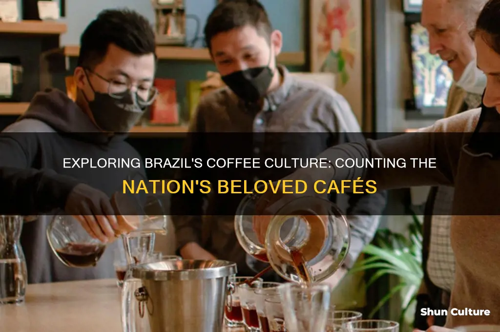 how many coffee shops in brazil