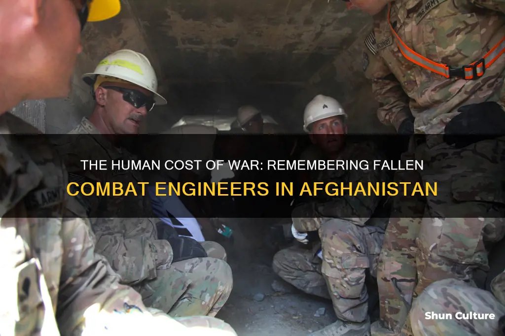 how many combat engineers have died in afghanistan