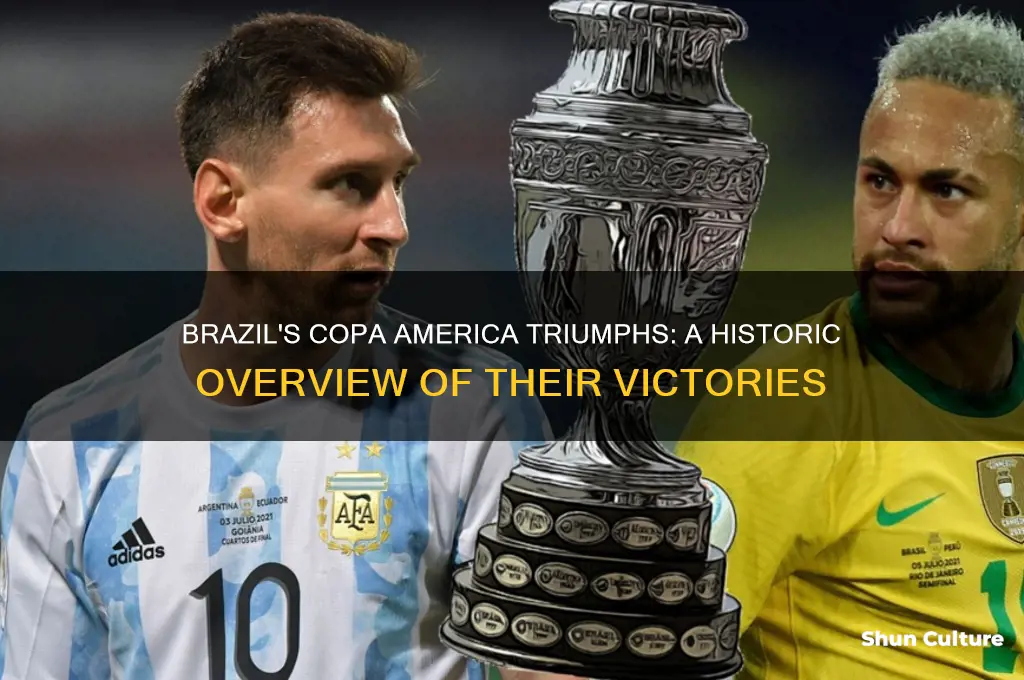 how many copa america brazil won