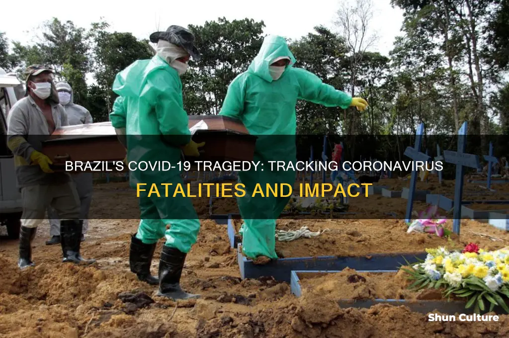 how many corona deaths in brazil