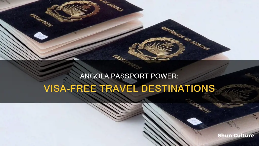 how many countries angola passport enter without visa