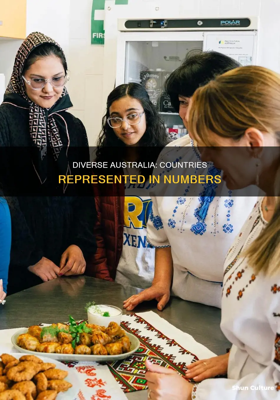 how many countries are represented in australia
