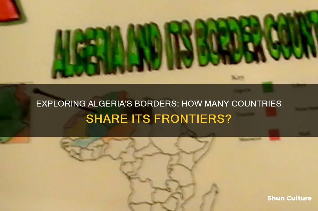 how many countries border algeria