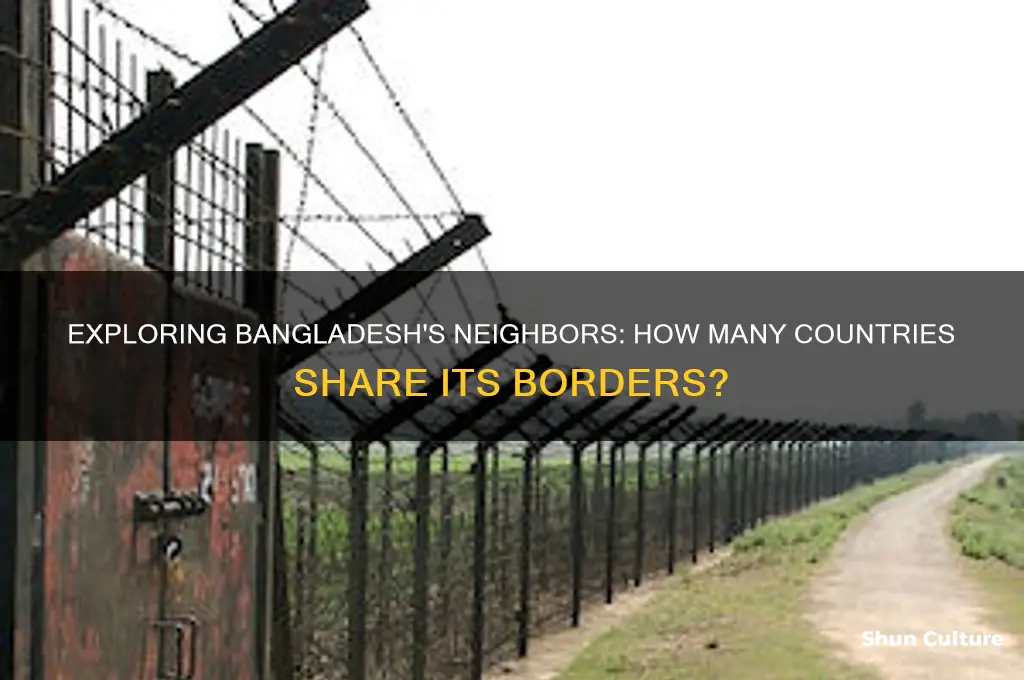 how many countries border bangladesh