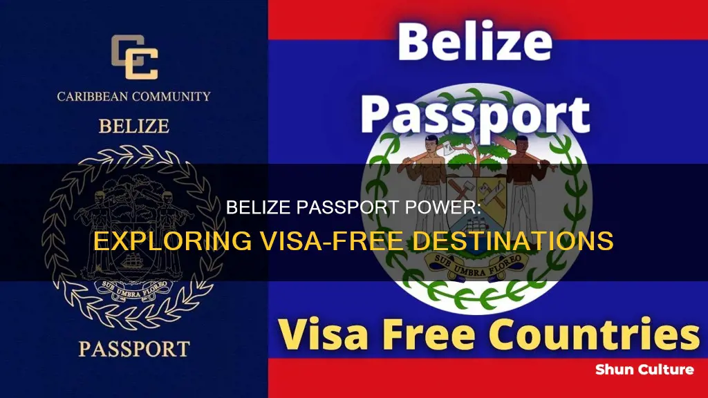 how many countries can belize passport enter without visa