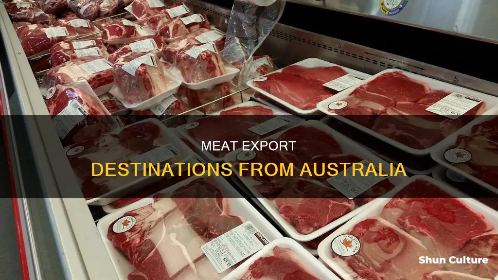 how many countries does australia export meat to