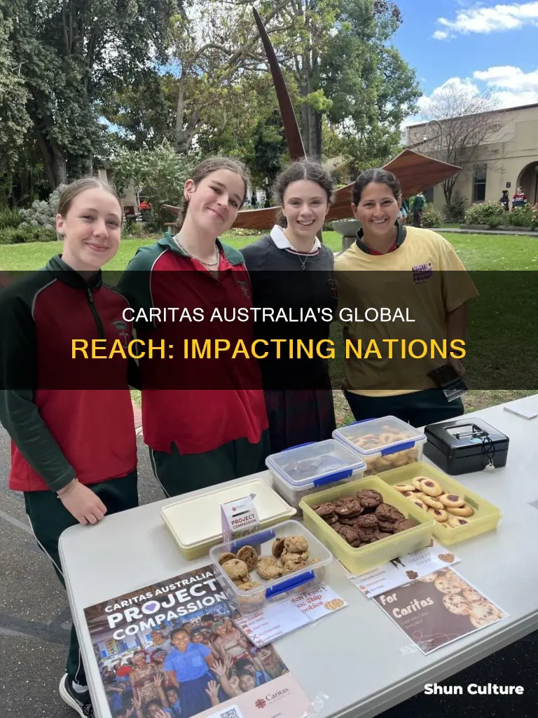how many countries does caritas australia have projects