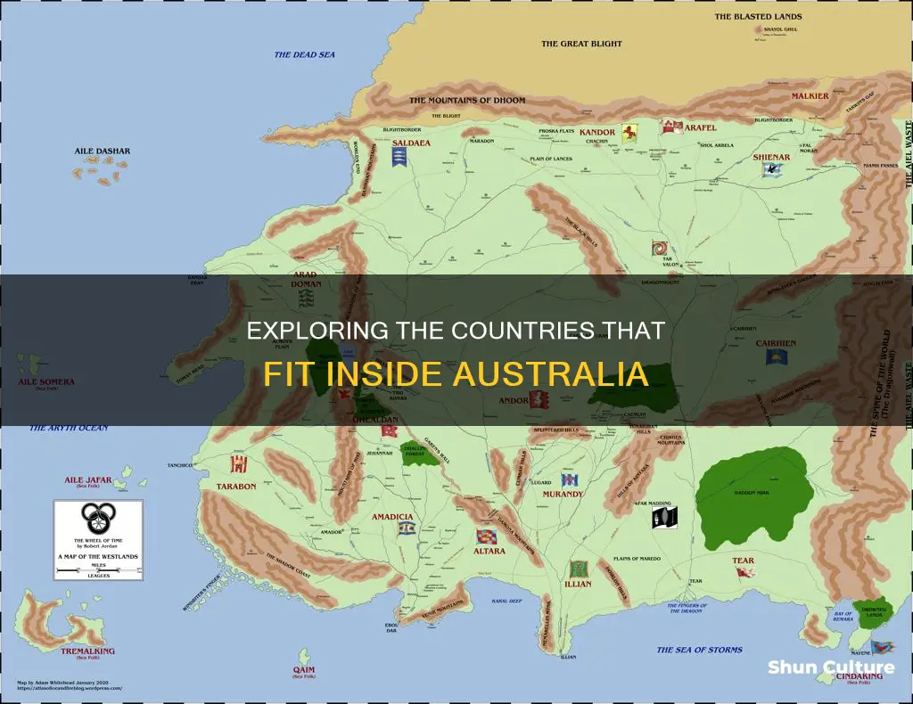 how many countries fit in australia