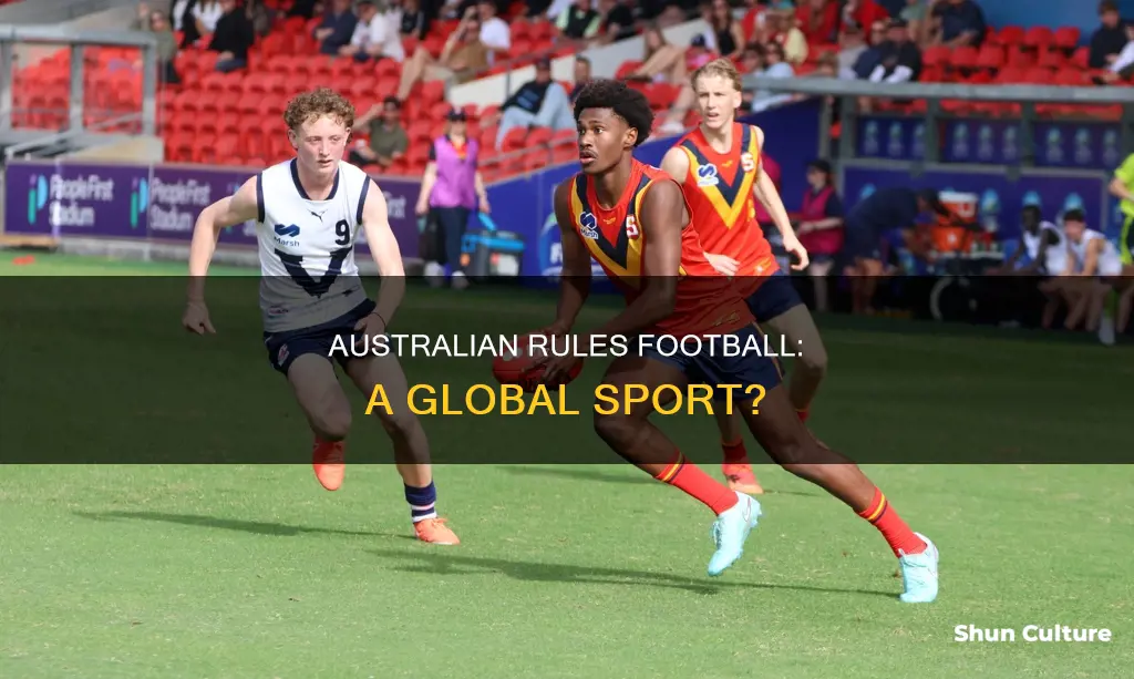 how many countries play australian rules football