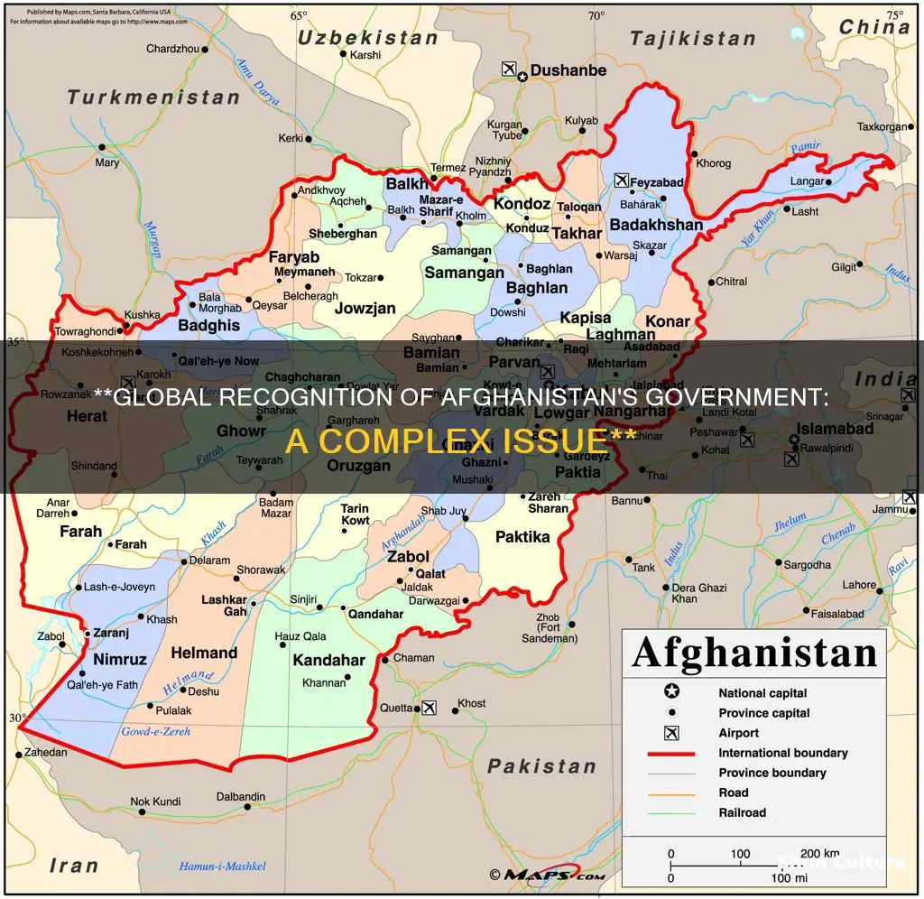 how many countries recognize afghanistan