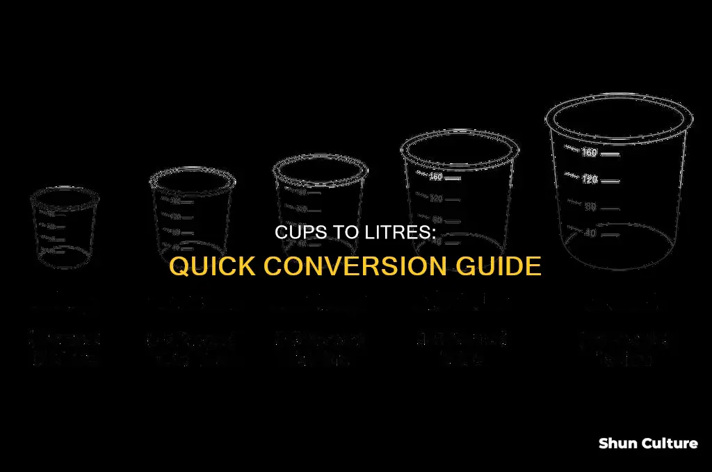 how many cups make a litre australia