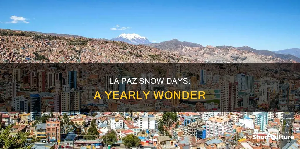 how many days does it snow in la paz bolivia