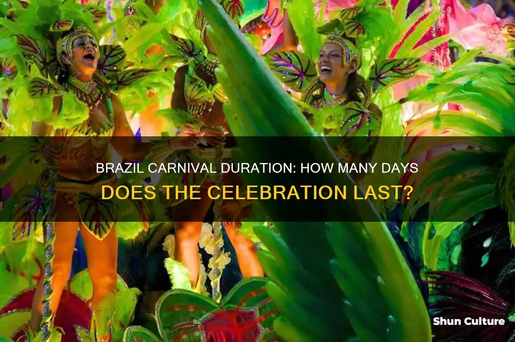 how many days is brazil carnival