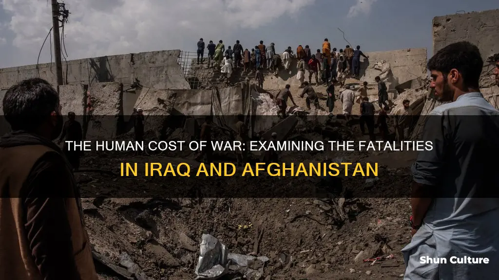 how many dead in iraq and afghanistan wars