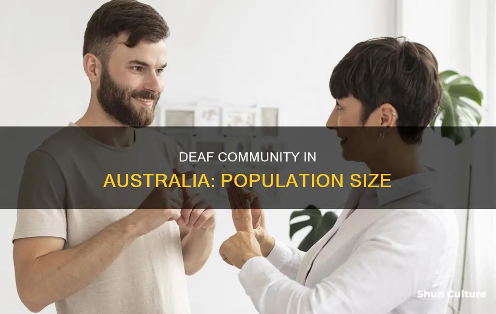 how many deaf people in australia