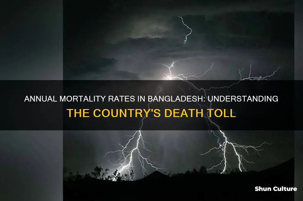 how many deaths in bangladesh each year