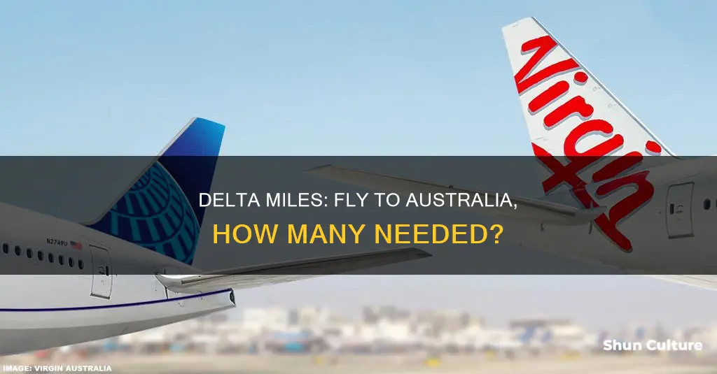 how many delta miles to fly to australia