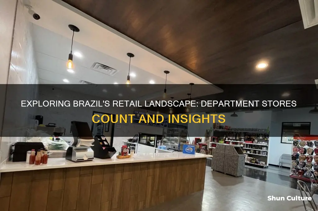 how many department stores are in brazil