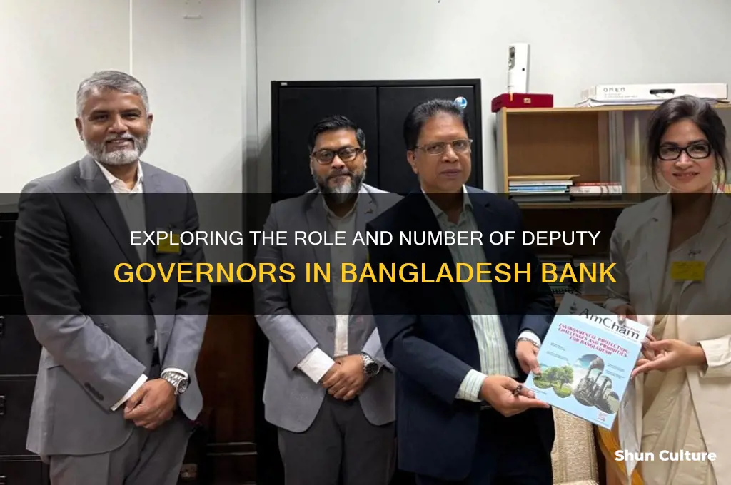 how many deputy governor of bangladesh bank